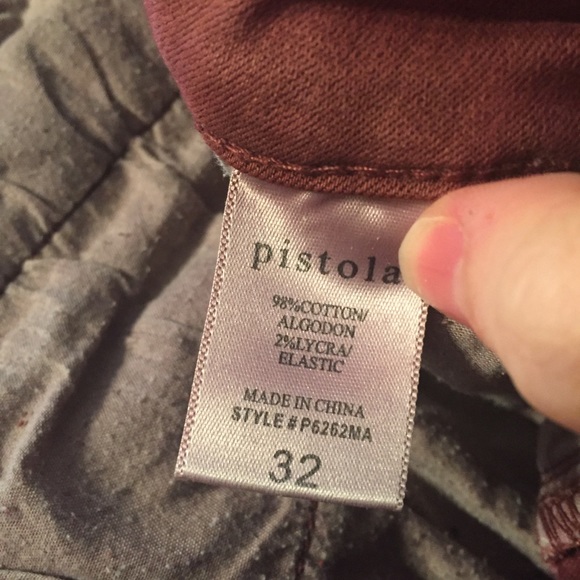 Pistola dusty rose ponte ankle zip skinny jeans - Picture 5 of 7